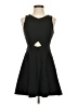 CeCe Solid Black Cocktail Dress Size 4 - photo 1