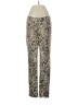 Queen Collection Animal Print Gold Jeggings Size 4 - photo 1