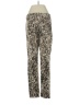 Queen Collection Animal Print Gold Jeggings Size 4 - photo 2