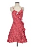 Shein 100% Polyester Polka Dots Red Cocktail Dress Size 4 - photo 1