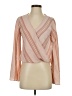 Abbeline 100% Rayon Tan Long Sleeve Blouse Size S - photo 1