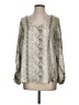 Blu Pepper 100% Polyester Ivory Long Sleeve Blouse Size S - photo 1