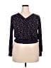 Monteri Black Long Sleeve Blouse Size XXL - photo 1