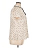 Shein Curve 100% Polyester Polka Dots Ivory Short Sleeve Blouse Size 0X - photo 4