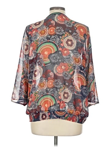 Black Rainn 3/4 Sleeve Blouse (view 2)