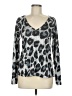Roper Animal Print Silver Long Sleeve T-Shirt Size M - photo 1