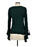 1.State 100% Rayon Green Long Sleeve Blouse Size S - photo 2