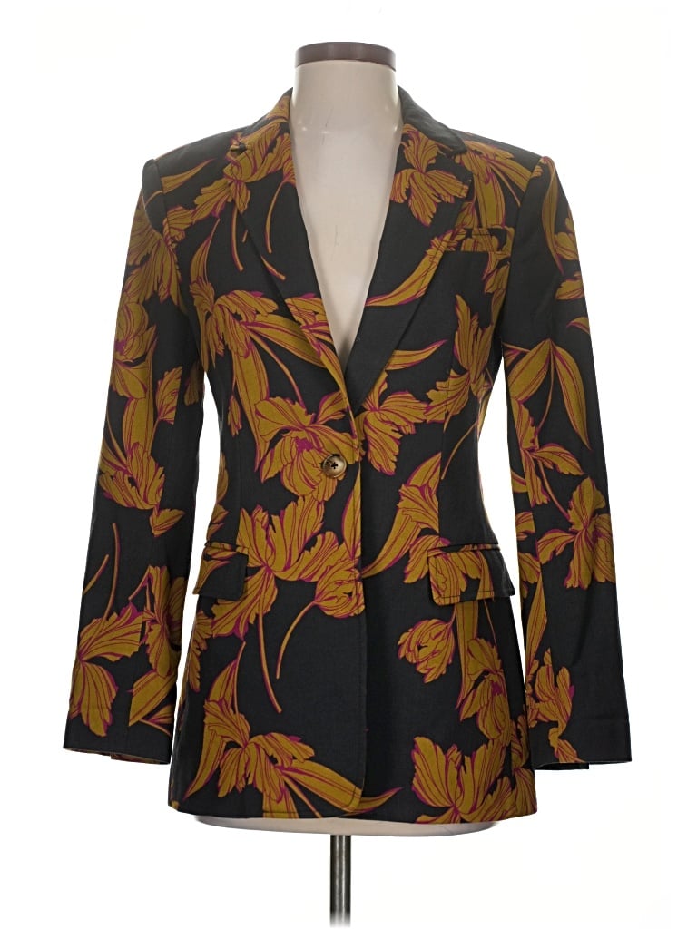 Pre-owned A.l.c Wool Blazer Jacket In Brown