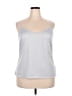 Unbranded 100% Polyester Silver White Tank Top Size XXL - photo 1