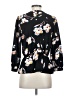 Halogen 100% Polyester Black 3/4 Sleeve Blouse Size XS - photo 2