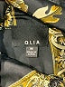 Olia 100% Polyester Animal Print Gold Long Sleeve Blouse Size M - photo 7
