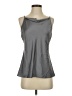 Ann Taylor 100% Polyester Gray Sleeveless Top Size S - photo 1