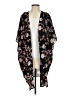 Maurices 100% Polyester Black Kimono Size 0 - 1 - photo 1