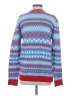 Blizzard Bay 100% Acrylic Print Blue Pullover Sweater Size S - photo 2
