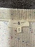 Lou & Grey Chevron-herringbone Silver Formal Skirt Size XS - photo 4