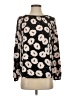 Ann Taylor LOFT 100% Polyester Black Long Sleeve Blouse Size XXS - photo 1