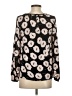 Ann Taylor LOFT 100% Polyester Black Long Sleeve Blouse Size XXS - photo 2
