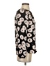 Ann Taylor LOFT 100% Polyester Black Long Sleeve Blouse Size XXS - photo 4