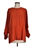 Calvin Klein 100% Polyester Orange 3/4 Sleeve Blouse Size M (estimated) - photo 1