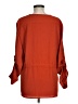 Calvin Klein 100% Polyester Orange 3/4 Sleeve Blouse Size M (estimated) - photo 2