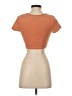 HASHTTAG intrend 100% Polyester Orange Short Sleeve T-Shirt Size S - photo 2