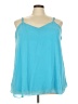 Torrid 100% Polyester Teal Sleeveless Blouse Size 4X Plus (4) - photo 1