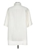 Alfani Solid Ivory Short Sleeve Button-Down Shirt Size L - photo 2