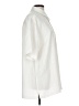Alfani Solid Ivory Short Sleeve Button-Down Shirt Size L - photo 4