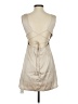 Cider Solid Tan Cocktail Dress Size XS - photo 2