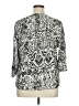 Mario Serrani 100% Rayon Silver 3/4 Sleeve Blouse Size 1X - photo 2