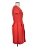 Madewell Solid Red Casual Dress Size 0 - photo 4