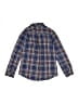 Tea 100% Cotton Plaid Blue Long Sleeve Button-Down Shirt Size 14 - photo 2