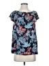 J.Jill 100% Linen Blue Short Sleeve Blouse Size XS - photo 1