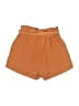 Shein 100% Polyester Orange Shorts Size 6 - photo 2