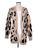 Zesica Animal Print Tan Cardigan Size S - photo 1