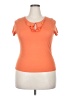 Talbots Orange Short Sleeve Top Size XL - photo 1