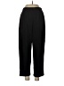 Susan Graver Solid Black Casual Pants Size L - photo 1