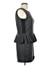 Snap Solid Gray Cocktail Dress Size L - photo 4