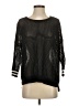 Autumn Cashmere 100% Cotton Black Pullover Sweater Size S - photo 1