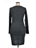 Leith Solid Gray Casual Dress Size XL - photo 2