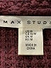 Max Studio 100% Cotton Burgundy Sweater Vest Size M - photo 7