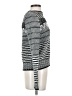LINE Chevron-herringbone Silver Turtleneck Sweater Size XS - photo 4