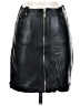 Guess 100% Polyester Black Faux Leather Skirt Size 2 - photo 1