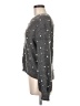 Aqua 100% Polyester Polka Dots Gray Pullover Sweater Size M - photo 5