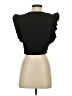Zara Black Short Sleeve Top Size S - photo 2