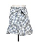 Veronica Beard Plaid Blue Casual Skirt Size 4 - photo 1