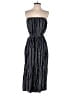 Dress Forum 100% Rayon Stripes Black Jumpsuit Size M - photo 1