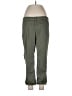 Elle 100% Cotton Solid Green Casual Pants Size 12 - photo 1