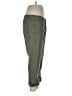Elle 100% Cotton Solid Green Casual Pants Size 12 - photo 4