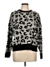 DKNY Animal Print Gray Pullover Sweater Size L - photo 1